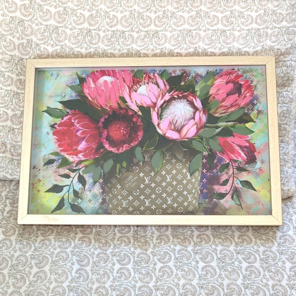 Louis Vuitton Floral Wall Art